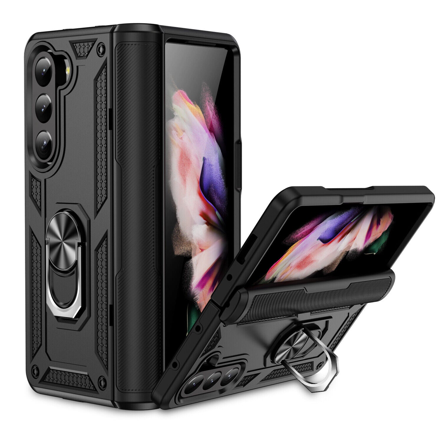 Coque hybride Ring pour Samsung Galaxy Z Fold 6 5G Coque hybride Ring pour Samsung Galaxy Z Fold 6 5G